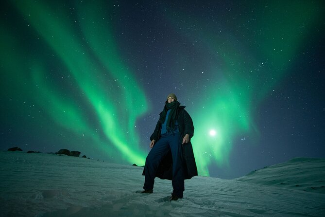 Adults Only Aurora Hunt with Wandering Owl - Stop 1 in Kvaløya: when the coast has clearer skies