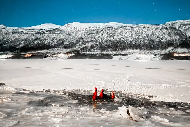 Arctic Ocean Night Floating in Ramfjord - Ramfjord by Tromsø: where the night float actually starts
