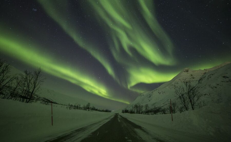 From Tromsø: Northern Lights Tour - Bonfire Stop: Thermal Suits, Hot Drinks, and the Warm Reset