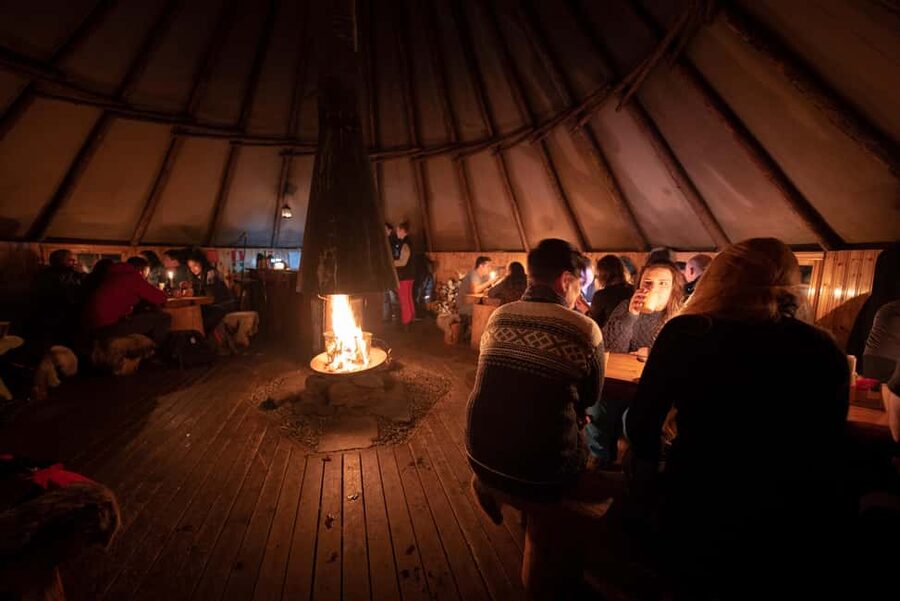 From Tromsø: Northern Lights Visit at Camp Tamok - Walk to the Viewing Spots: how weather changes the plan