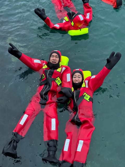 Tromsø: Arctic Fjord Floating in Survival Suit - Key points to know before you go