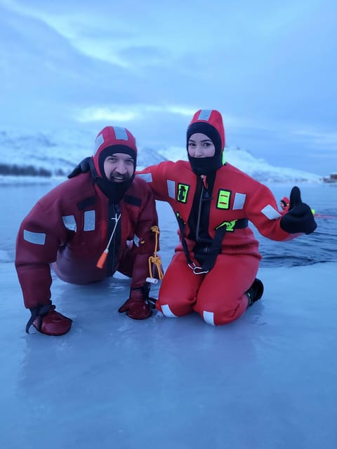 Tromsø: Arctic Fjord Floating in Survival Suit - Warm Drinks and Norwegian Waffles: The Best Kind of Reward