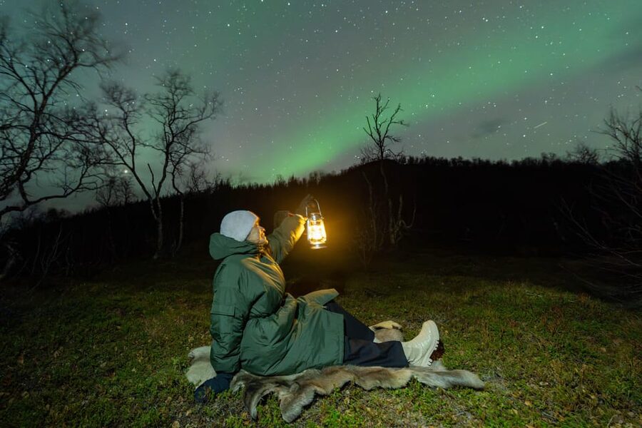 Tromsø: Aurora Borealis, Campfire, Hot Meal, Arctic Tour - Timing, toilets, and the end of night drop-off in Tromsø
