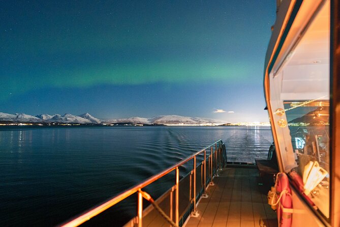 Tromso Aurora Cruise with 3-Course Dinner - The onboard aurora plan: lectures, scanning, and patience