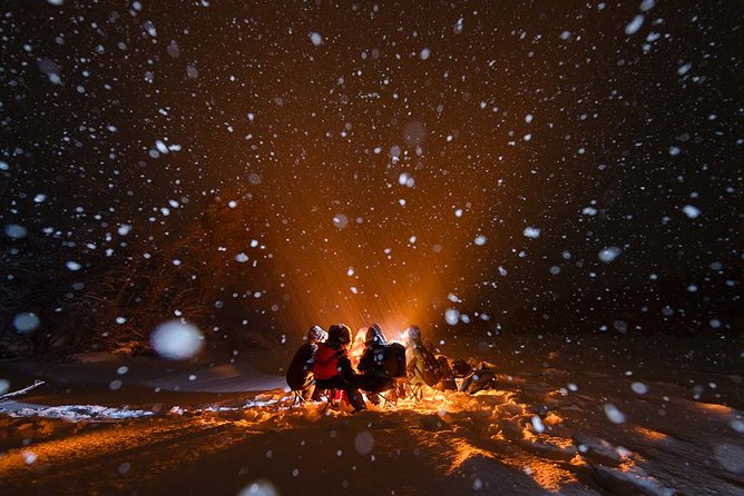 Tromso Aurora Hunt with Bonfire, Soup, Winter Gear & Transfers - Bonfire camp and homemade soup: warmth that changes your odds