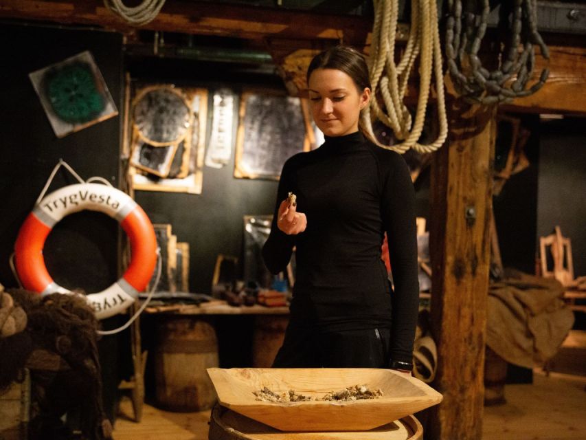 Tromso: Cod-Tasting Tour with Full Steam Museum Entry - The Four Cod Dishes: Caviar, Cod Tongue, Stockfish, Cod Liver Oil
