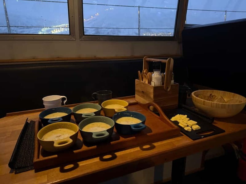 Tromsø: Fishing Sea Safari - The onboard lunch: fish soup that keeps you warm