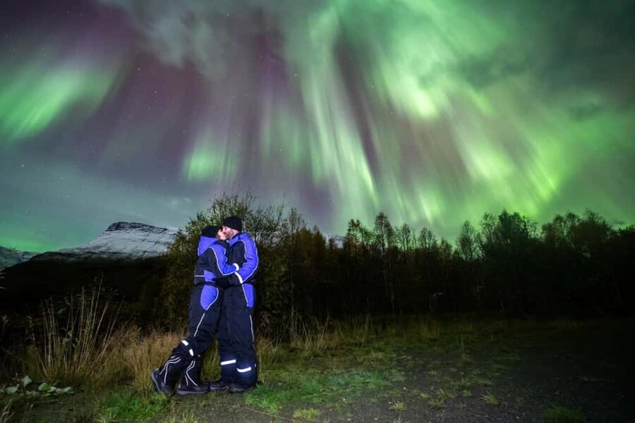 Tromsø: Northern Lights Chase + Free Professional Photos - Arctic Extreme suits and insulated boots: your real aurora insurance