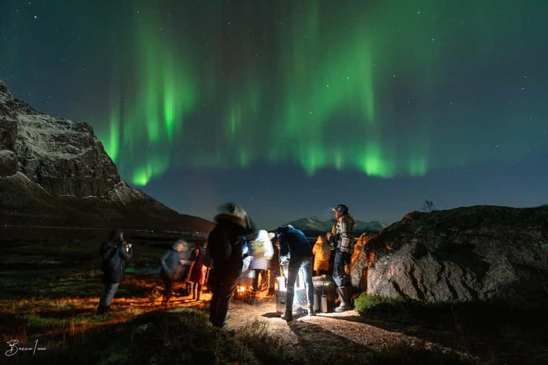 Tromsø: Northern Lights Safari - The bus ride: how you buy chances while you stay warm