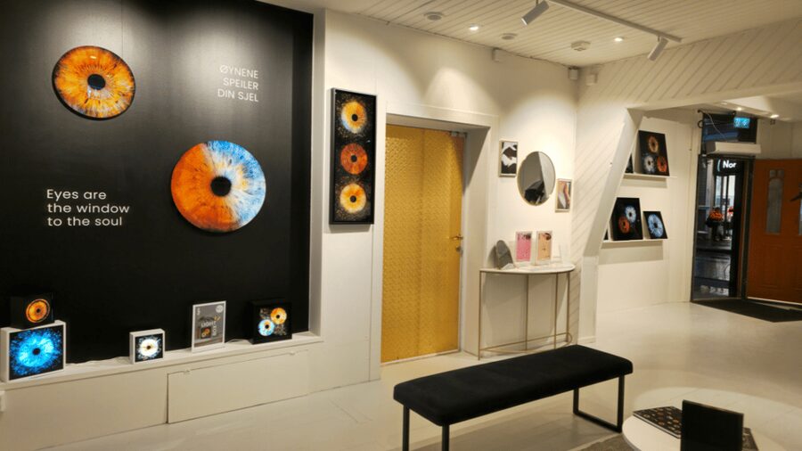 Tromsø: Reveal Your Eye Experience at the Iris Galerie - Choosing Your Favorite Iris Image (Yes, You Get Options)