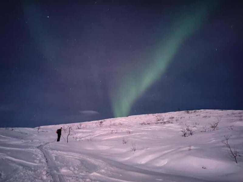 Tromsø: Ski touring (ski de randonnee) - The climb: 400–600 vertical meters, easy uphill terrain, summit-to-sea payoff