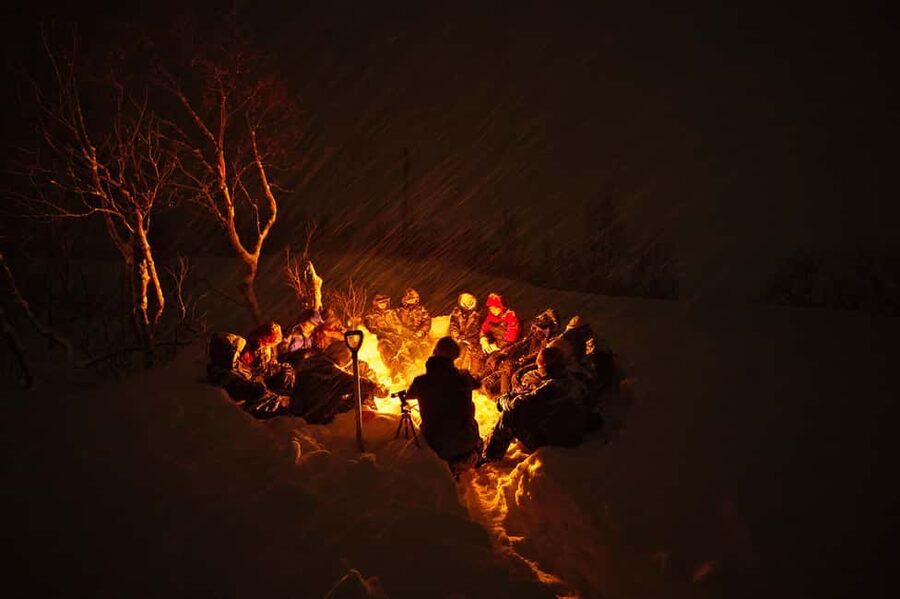 Tromsø: Small Group Northern Lights Hunt - The campfire break: stew, hot drinks, and actually feeling human again